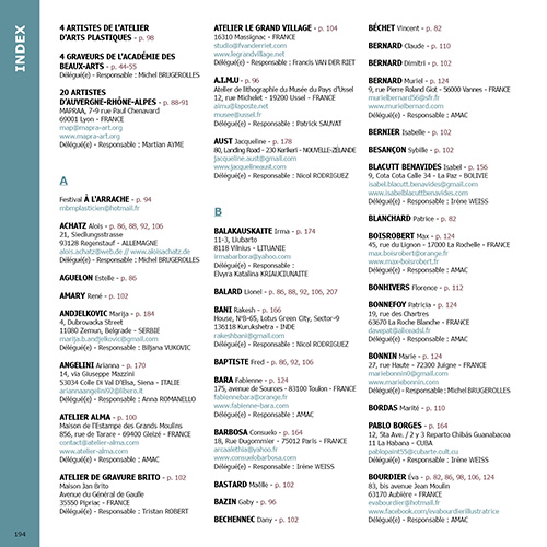 11e Triennale Mondiale de l'Estampe - du 25 septembre au 7 novembre 2021 - Chamalières (63400)